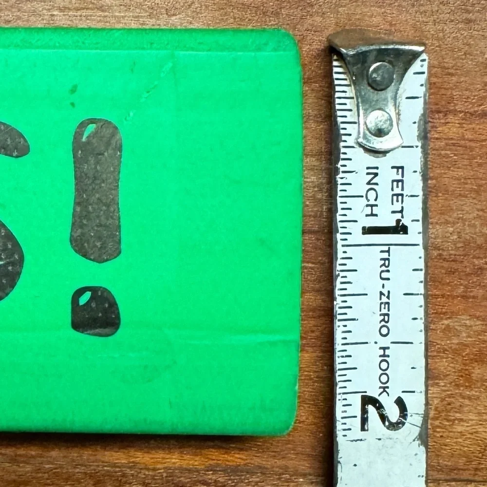 OOPS! Green Jumbo Eraser for The Big Mistakes
